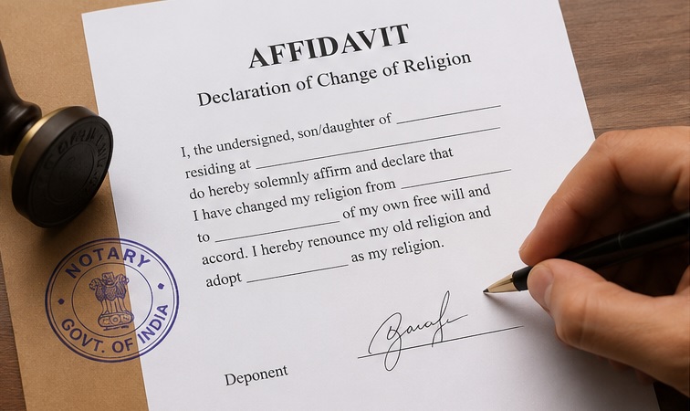 Religion conversion affidavit format