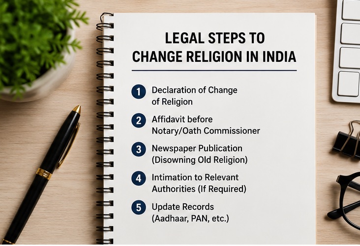 Religion change gazette process