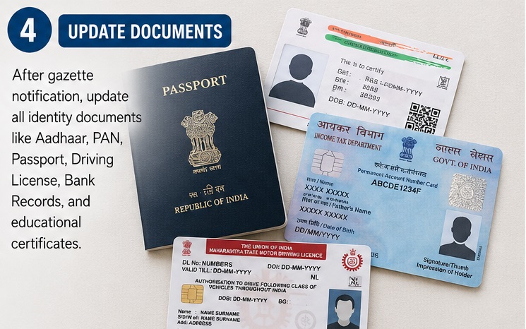 gender change and name change