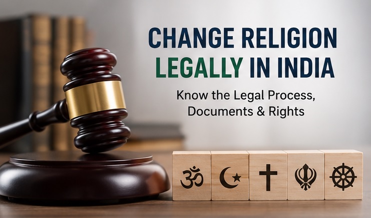 how to change religion in india