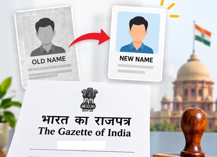 gazette notification for name change in delhi 1